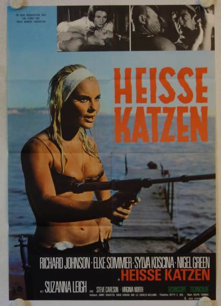 Heisse Katzen originales deutsches Filmplakat